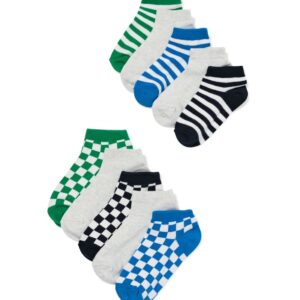 HEMA HEMA Kinder Enkelsokken Rib - 5 Paar Blauw (blauw)