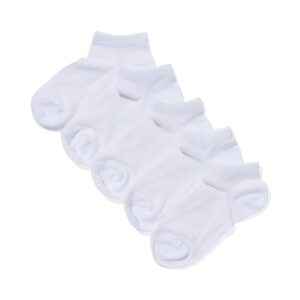 HEMA HEMA Kinder Enkelsokken Met Katoen - 5 Paar Wit (wit)