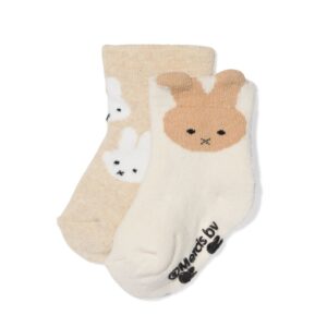 HEMA HEMA Nijntje Babysokken Terry - 2 Paar Beige (beige)