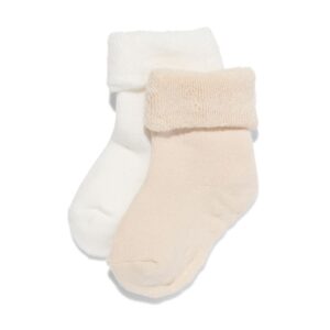 HEMA HEMA Babysokken Terry - 2 Paar Gebroken Wit (gebroken wit)
