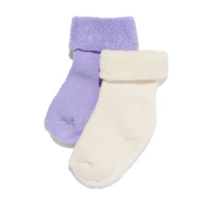 HEMA HEMA Babysokken Terry - 2 Paar Lila (lila)