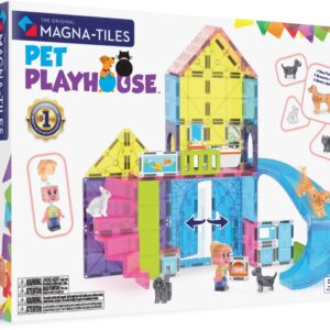 Magna-Tiles Huisdieren speelhuis 50-delig - Magnetische Bouwset met Huisdieren - Magnetische tegels - Open einde speelgoed