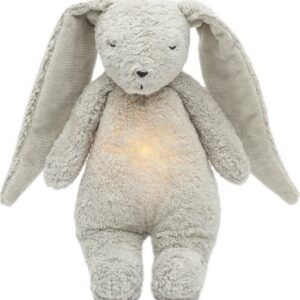 Moonie Moonie Slaapknuffel Humming Bunny Grijs Natur
