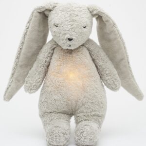 Moonie Moonie knuffel 2.0 - The Humming Bunny Grijs Natur