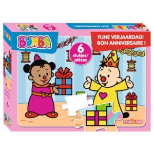 Bumba Puzzel 6 Stuks Fijne Verjaardag