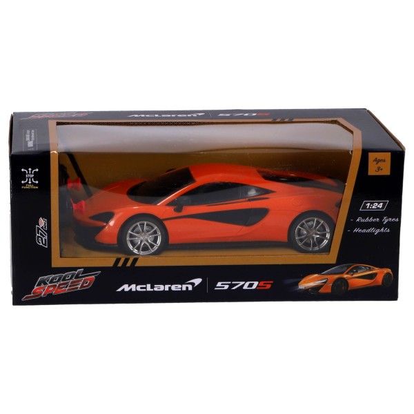 Radiografisch Bestuurbare Auto Mclaren 1:24 570s Oranje 1 Radiografisch Bestuurbare Auto Mclaren 1:24 570s Oranje