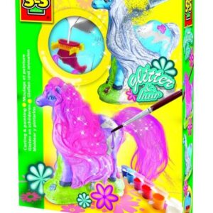 Ses gipspaard met manen