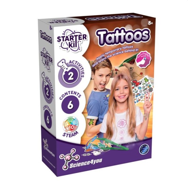 Wetenschap Tattoo Starter Set 1 Wetenschap Tattoo Starter Set