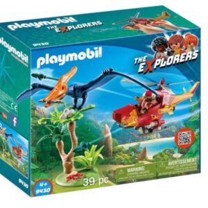 9430 Playmobil Helikopter Met Pteranodon