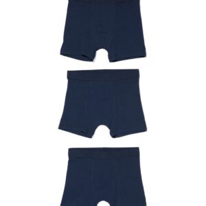 HEMA HEMA Kinder Boxers - 3 Stuks Blauw