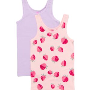 HEMA HEMA Kinderhemden Aardbei - 2 Stuks Roze (roze)