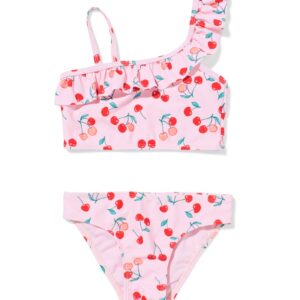 HEMA HEMA Kinderbikini Kersen Roze (roze)