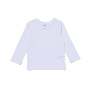 HEMA HEMA Kinder T-shirts - Biologisch Katoen - 2 Stuks Wit