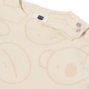 HEMA Nijntje baby T-shirt rib ecru