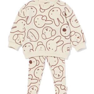 HEMA HEMA Nijntje Babykledingset Sweatstof Ecru (ecru)