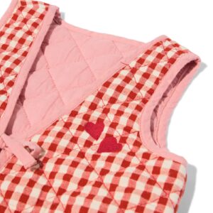 HEMA Omkeerbaar babygilet ruiten rood