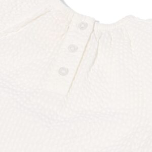 HEMA Babyblouse seersucker ecru