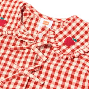 HEMA Babyblouse seersucker ruiten rood