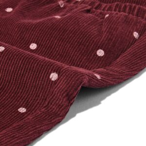 HEMA Babybroek comfy fit ribstippen bordeauxrood