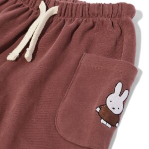 HEMA Nijntje babybroek comfy fit sweatstof bruin