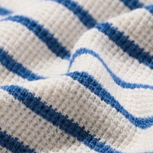 HEMA Baby T-shirts wafel strepen - 2 stuks blauw