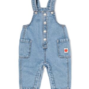 HEMA HEMA Babytuinbroek Denim Middenblauw (middenblauw)