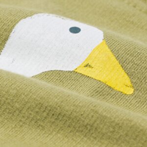 HEMA Babykledingset comfort fit sweatstof dieren groen