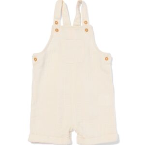 HEMA HEMA Babyplaysuit Mousseline Ecru (ecru)