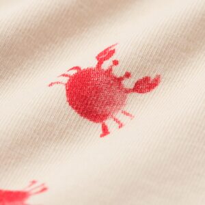 HEMA Baby meegroeiromper krabben beige