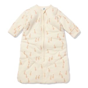 HEMA HEMA Babyslaapzak Met Afneembare Mouwen Katoen 3tog Ganzen Creme (creme)
