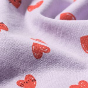 HEMA Babypyjama hartjes lila