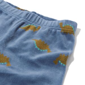 HEMA Babypyjama velours dino blauw