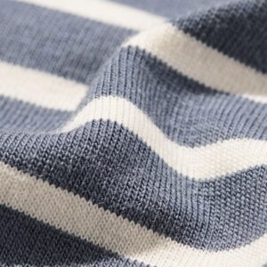 HEMA Meegroeirompers rib strepen - 2 stuks blauw