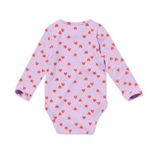 HEMA Meegroeiromper hartjes lila