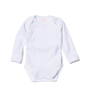HEMA HEMA Romper Organic Katoen Stretch - 2 Stuks Wit