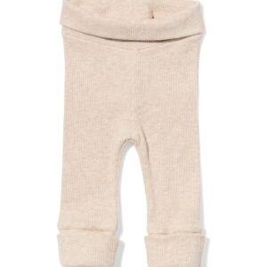 HEMA HEMA Newborn Meegroei Legging LENZING™ ECOVERO™ Rib Zand (zand)