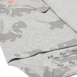 HEMA Takkie babyromper jersey meegroei grijsmelange