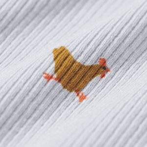HEMA Baby meegroeiromper rib dieren groen
