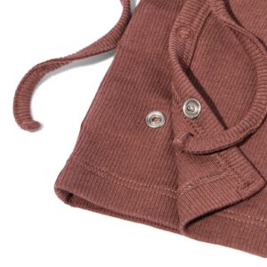 HEMA Baby T-shirt rib bruin