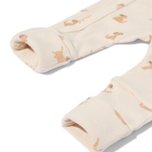HEMA Newborn boxpakje rib dieren ecru