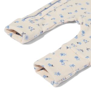 HEMA Babyboxpakje rib bloemen ecru