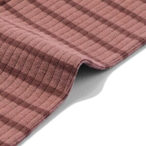 HEMA Newbornlegging aansluitend rib strepen bruin