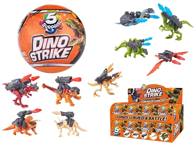 5 surprise collectables dino
