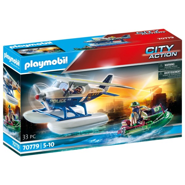 70779 playmobil politiewatervliegtuig smokkelaar achtervolging