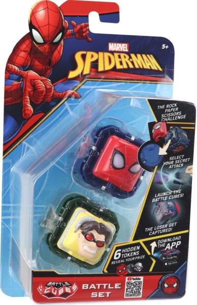 battle cubes marvel spiderman dr octopus vs glowing spiderman