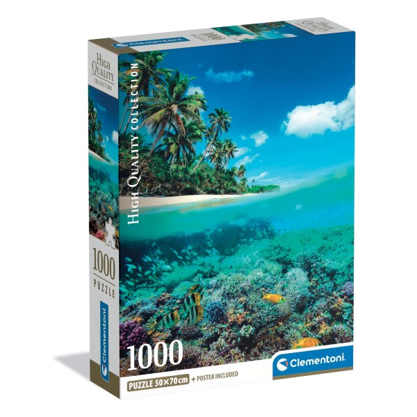 clementoni puzzel 1000 stuks zomer paradijs compact