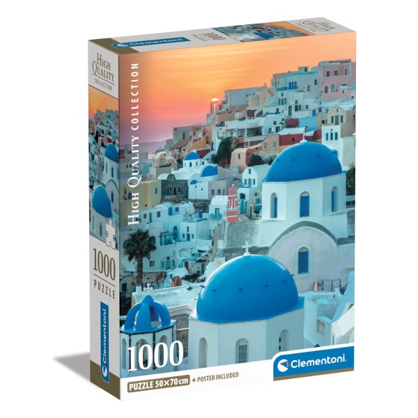 clementoni puzzel santorini 1000 stukjes