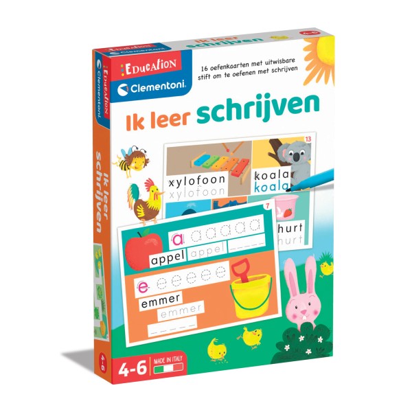 clementoni spel leren schrijven nl