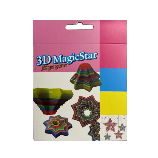 fidget magic star 3d
