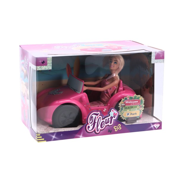 fleur auto met pop